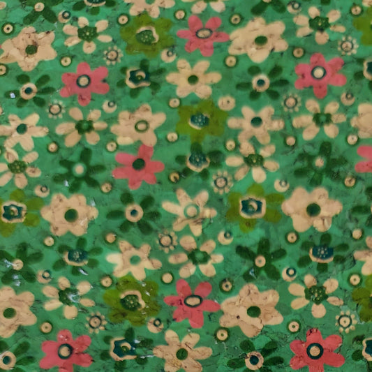 Floral Cork Fabric