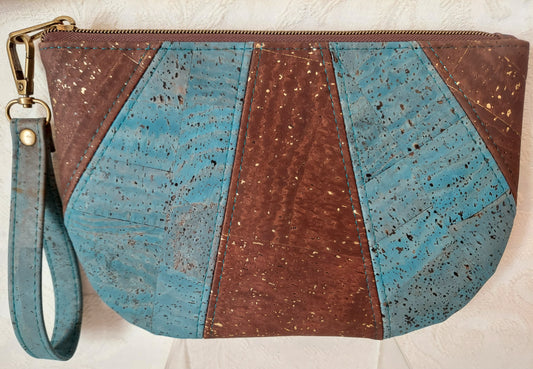 Dresden Cork Wristlet