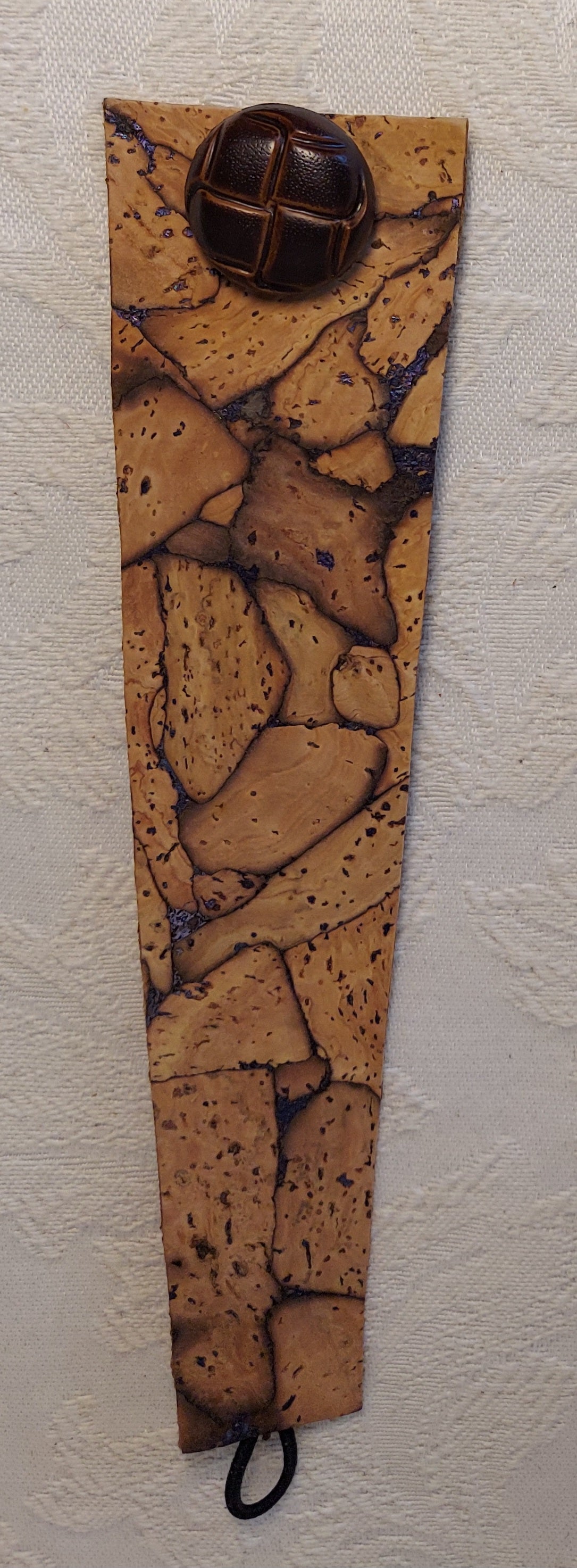 Stone Motif-Themed Cork Bracelet