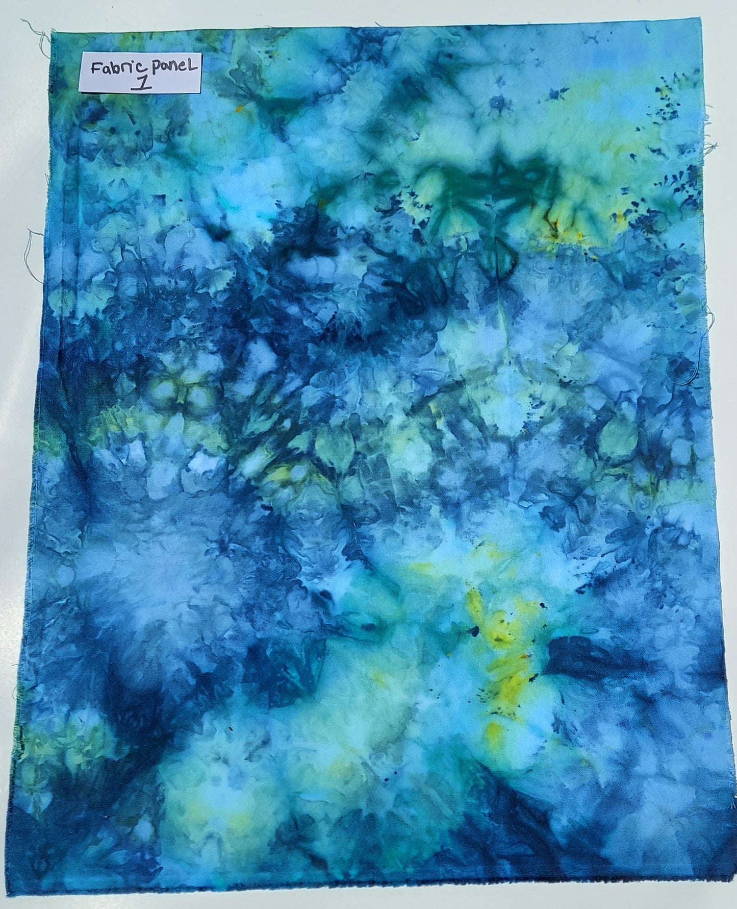 Ice Dye Fabric "Panel 1" and Hardware Kit