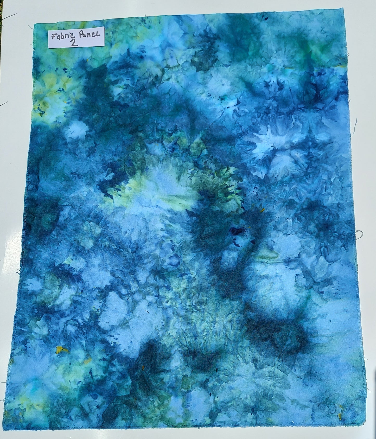 Ice Dye Fabric "Panel 2" and Hardware Kit