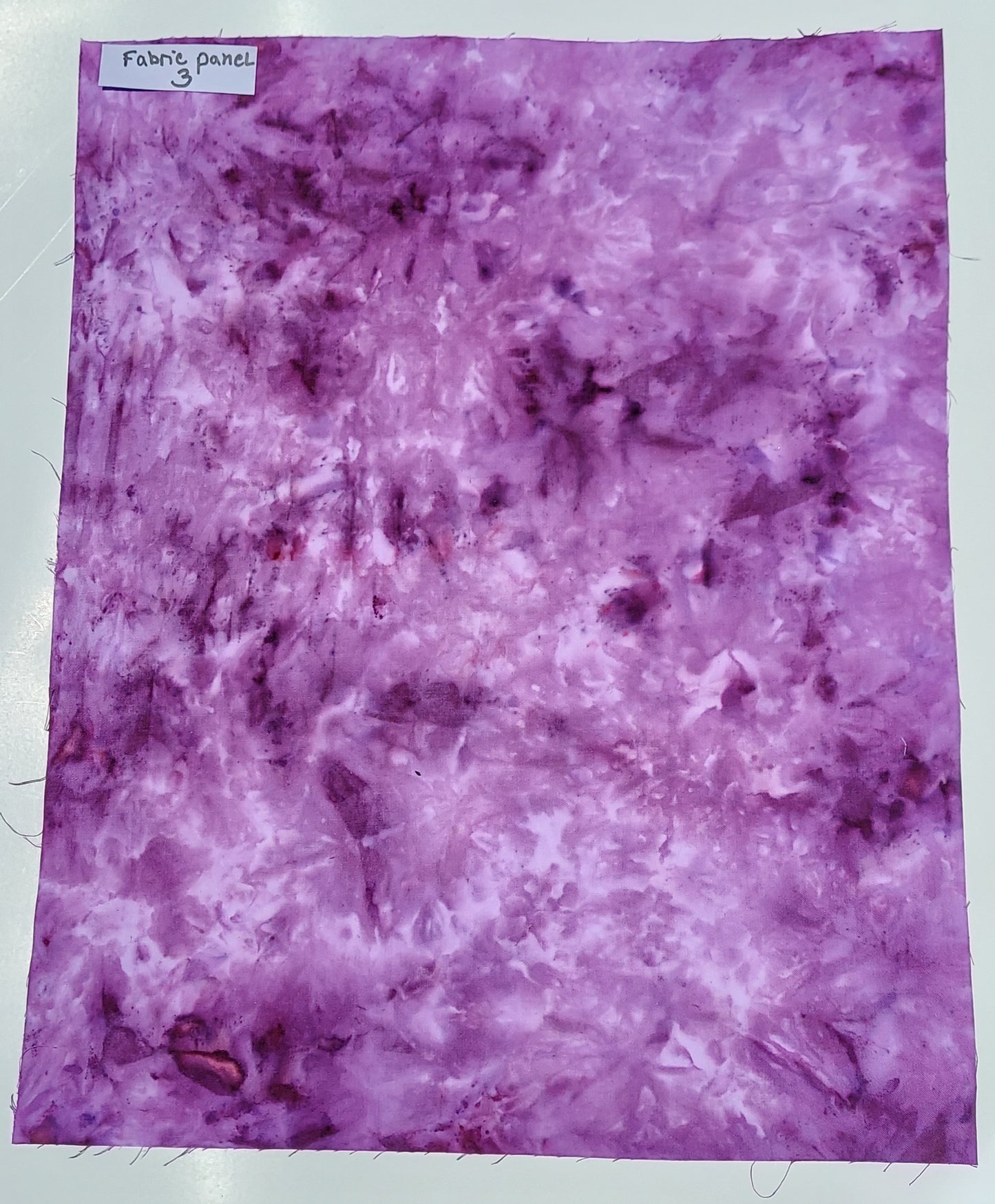 Ice Dye Fabric "Panel 3" and Hardware Kit