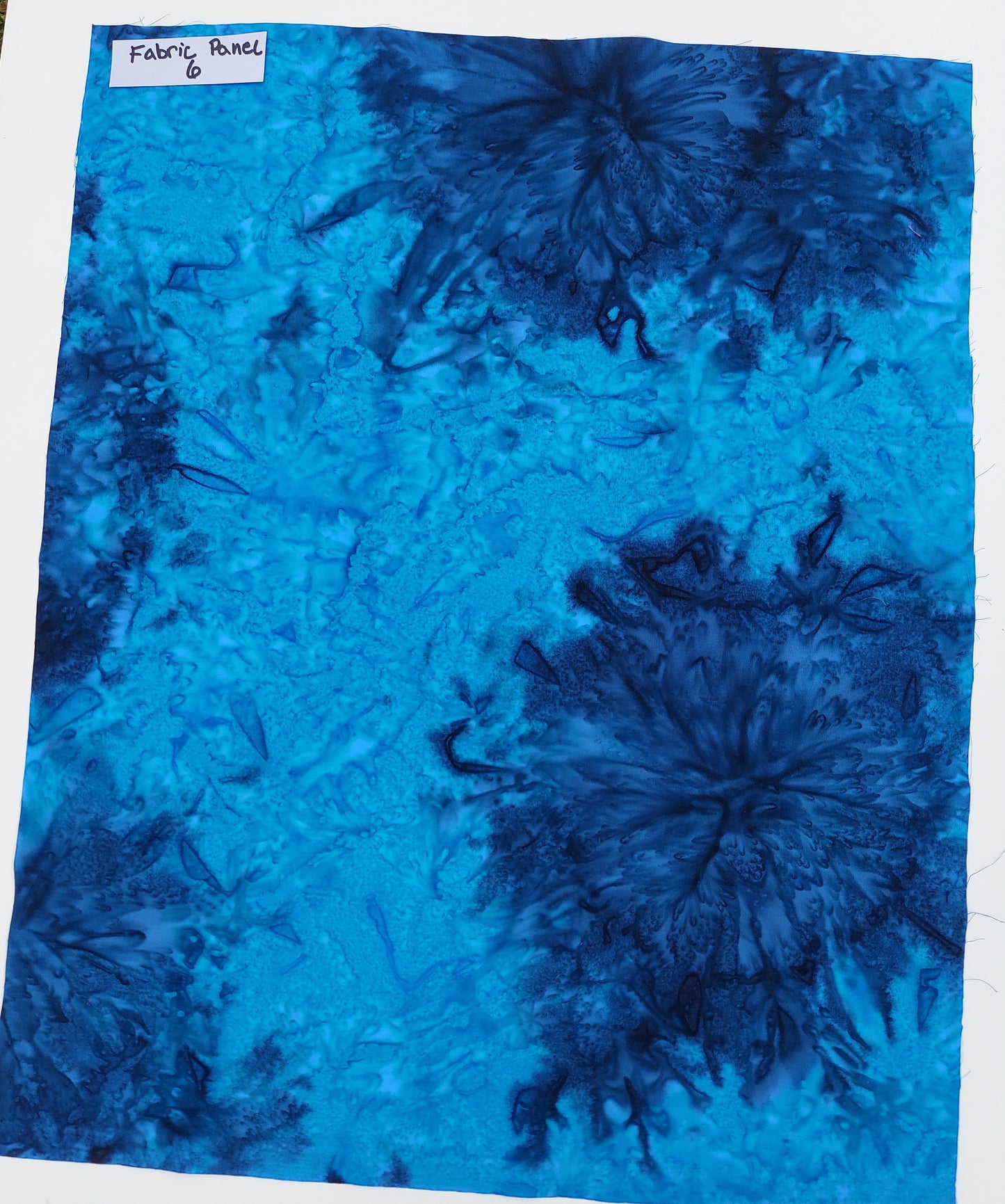 Ice Dye Fabric "Panel 6" and Hardware Kit