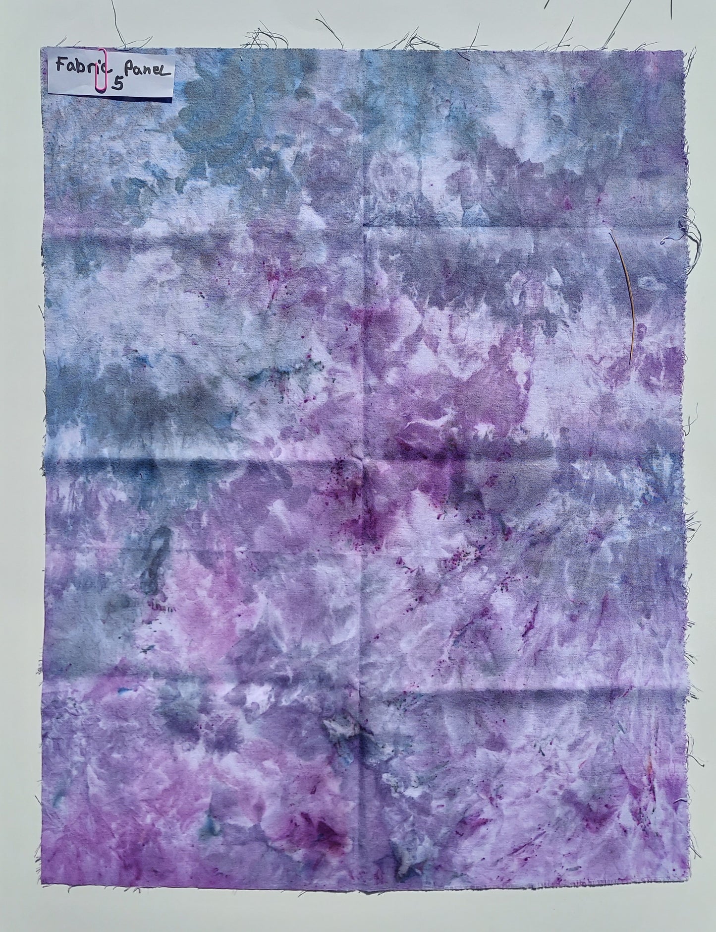 Ice Dye Fabric "Panel 5" and Hardware Kit